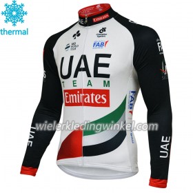 Wielershirt 2018 Team UAE N001 Winter Thermal Fleece